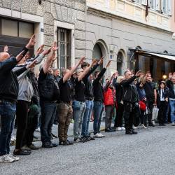 Neofašistična komemoracija v Ulici Paduina