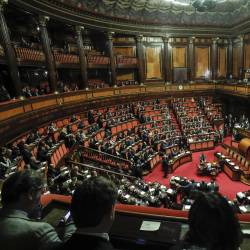 Italijanski senat v Rimu (ANSA)