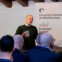 Predstavitev delovanja slovenske jezikovne službe Kulturnega konzorcija za Tržiško (BONAVENTURA/TIBALDI)