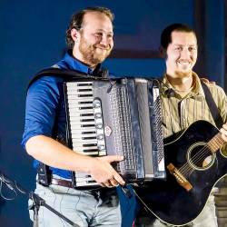 Jonas Leon Tomšič Jacobs in Gorazd Grčar Kurent (LUCA D’AGOSTINO/MITTELYOUNG)