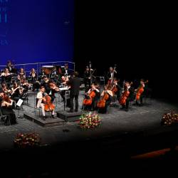 Orkester ESYO v tržaškem gledališču Rossetti (FOTODAMJ@N)