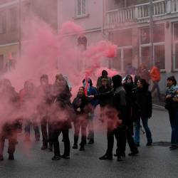 Lanskoletni protestni shod anarhistov, antifašistov in komunistov kolektiva Burjana ob 25. aprilu (ARHIV)