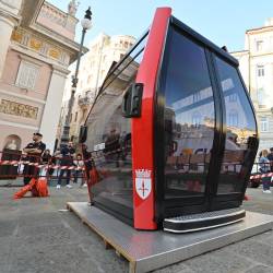 Trst 28-09-2023 - BORZNI TRG: Model kabine zicnice Leitner