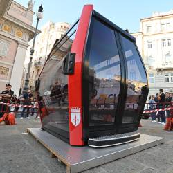 Model kabine, ki ga je zgradilo podjetje Leitner