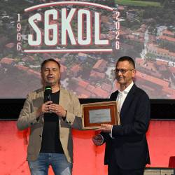 Župan Občine Devin Nabrežina Igor Gabrovec (levo) in predsednik AŠD Sokol Pavel Vidoni (FOTODAMJ@N)