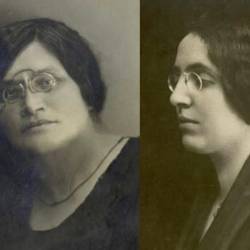 Z leve Marica Nadlišek Bartol in Zofka Kveder