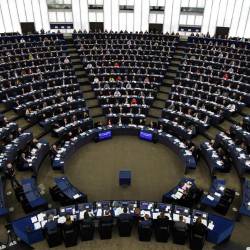 Evropski parlament v Strasbourgu (ANSA)