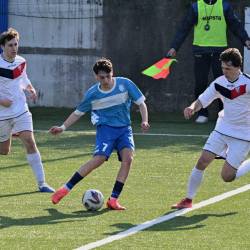 Na derbiju v Križu med Vesno in Mladostjo so gledalci videli kar veliko zadetkov (FOTODAMJ@N)