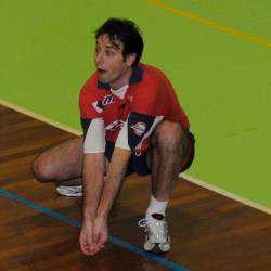 Gabrski odbojkar Igor Florenin v dresu štandreškega Vala (ARHIV)