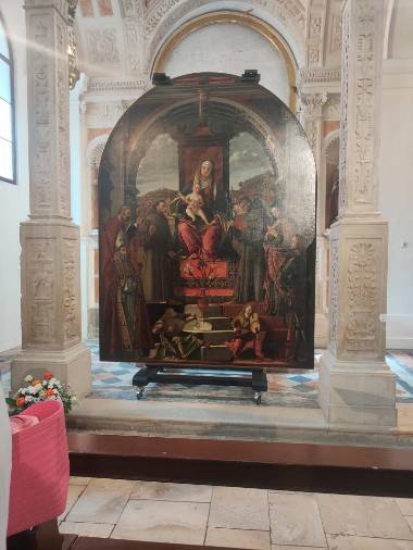 Renesančna slika Vittoreja Carpaccia znova v minoritsem samostanu v Piranu (I.Ž.)