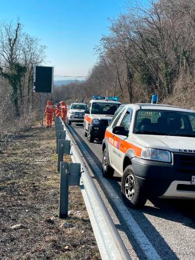 $!Prizorišče požara (CIVILNA ZAŠČITA)