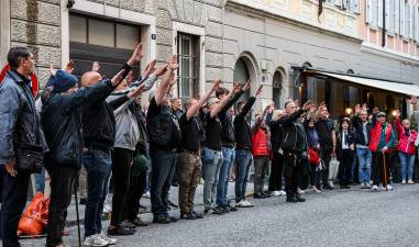 Neofašistična komemoracija v Ulici Paduina