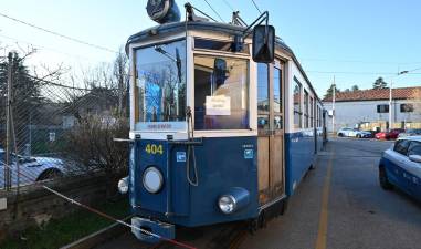 Tramvaji mirujejo na openski postaji