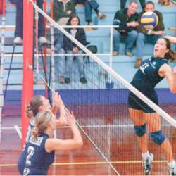 Odbojkarica Deborah Vitez, ko je še igrala za Kontovel (ARHIV)