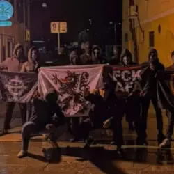 Neonacisti v središču Kopra (PRIMORSKE NOVICE)