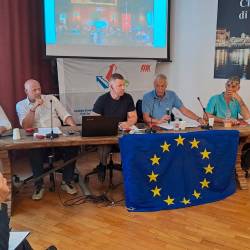 Predstavniki Medregijskega sindikalnega sveta FJK/Slovenija (CGIL)