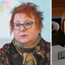 Z leve Tatjana Rojc in Fulvia Premolin