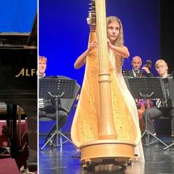 Pianist Evan Miliani in Maja Locatelli (GLASBENA MATICA)