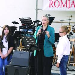 Predsednica Združenja stearšev Romjan Sara Raccovelli