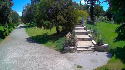 Park Coronini v Gorici danes malo pred 13. uro (WHATS’UP CAMS)