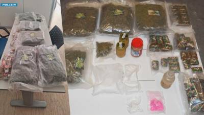 Del zaseženih mamil (POLICIJA)