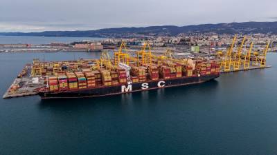 Ladja MSC Diana ob sedmem pomolu (FOTODAMJ@N)