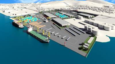 Render bodočega terminala (ADRIA PORT)