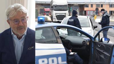 Antonio Paoletti, kontrola na mejnem prehodu (ARHIV)