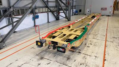 Podvozje vagona, novi sistem omogoča posebno amortizacijo in manj vibracij (INNOWAY)