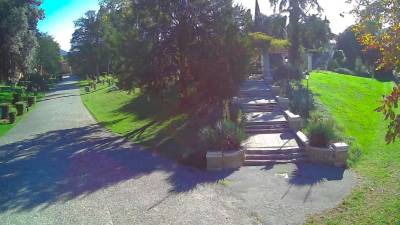 Park Coronini v Gorici danes malo pred 10. uro (WHATS’UP CAMS)