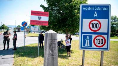 Avstrijska meja, fotografija je simbolična (ANSA)