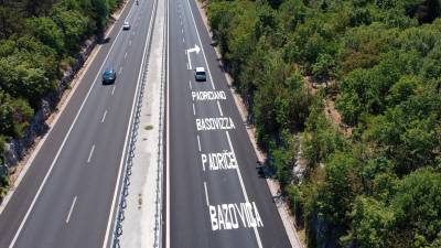 Prva nesreča se je pripetila na izvozu za Padriče (FOTODAMJ@N)