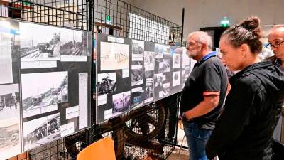 V Prosvetnem domu so tudi leta 2022 postavili razstavo o openskem tramvaju, tedaj ob njegovi 120-letnici (ARHIV)