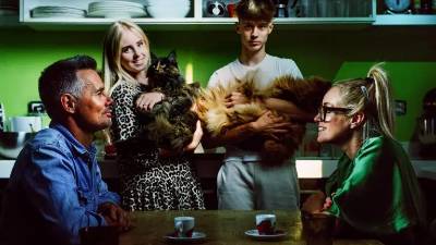 Na domu v Gorici: Denis Tabaj, Megi Tabaj, Loris Tabaj in Andreja Perhavec Tabaj (META KRESE)