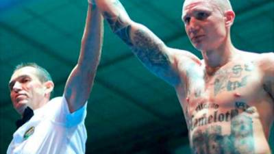 Michele Broili je na ringu razkazoval nacistične tetovaže( ANSA )