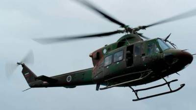 eševalni helikopter slovenske vojske, fotografija je simbolična (ARHIV)