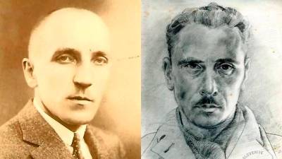 Fortunat Mikuletič in Ljubo Ravnikar (ARHIV)