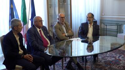 Z leve Franco Perazza, Rodolfo Ziberna, Riccardo Riccardi in Adriano Machitella (DEŽELA FJK)