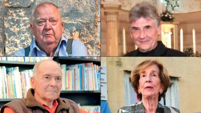 Rafko Dolhar, Marijan Markežič, Aldo Rupel in Stanislava - Stanka Sosič Čuk