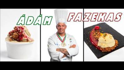 Zmagovalec svetovnega tekmovanja za najboljši sladoled Adam Fazekas (CARPIGIANI,COM)