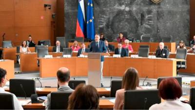 Minister za Slovence v zamejstvu in po svetu Matej Arčon na XXI. Vseslovenskem srečanju (URAD ZA SLOVENCE V ZAMEJSTVU IN PO SVETU)