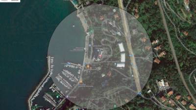 Območje v Grljanu, kjer bo potekala dezinsekcija (OBČINA TRST)