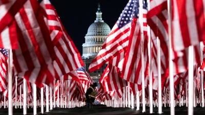 Namesto ljudi bo na zelenici pred Kapitolom 200.000 zastav (ANSA)