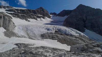 Ledenik Marmolada (ANSA)