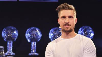 Marcel Hirscher na tiskovni konferenci