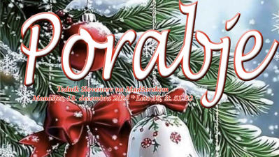 Praznična naslovna stran časopisa Porabje