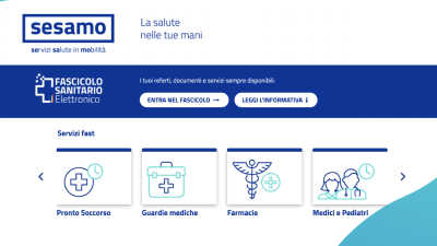 Zajem zaslona spletnega portala Sesamo