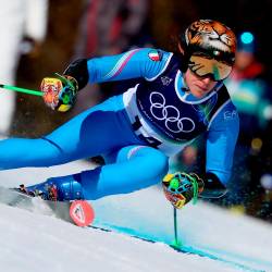 Federica Brignone na letošnjih olimpijskih igrah (ANSA)