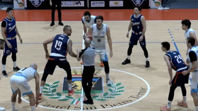 Začetni sodniški met na gostovanju v Emiliji - Romanji (ZAJEM ZASLONA)