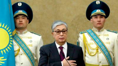 Kasim-Žomart Tokajev je prisegel danes (ANSA)